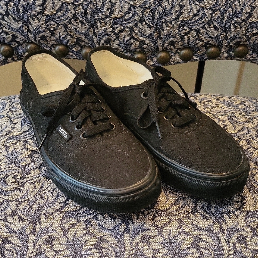 Vans Black Canvas Sneakers Classic Style